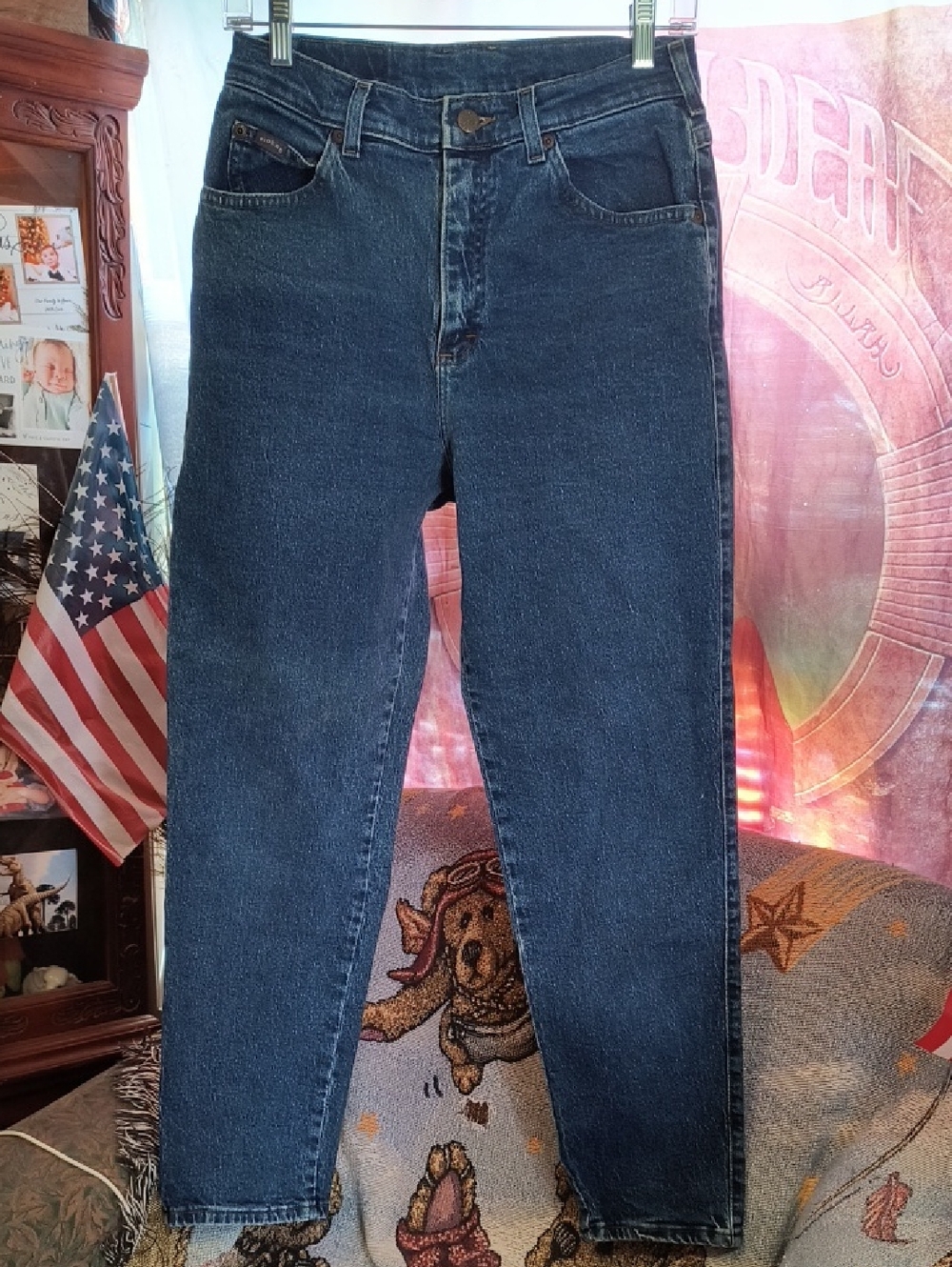 Riders Women's Dark Wash Straight-Leg Jeans 8P
